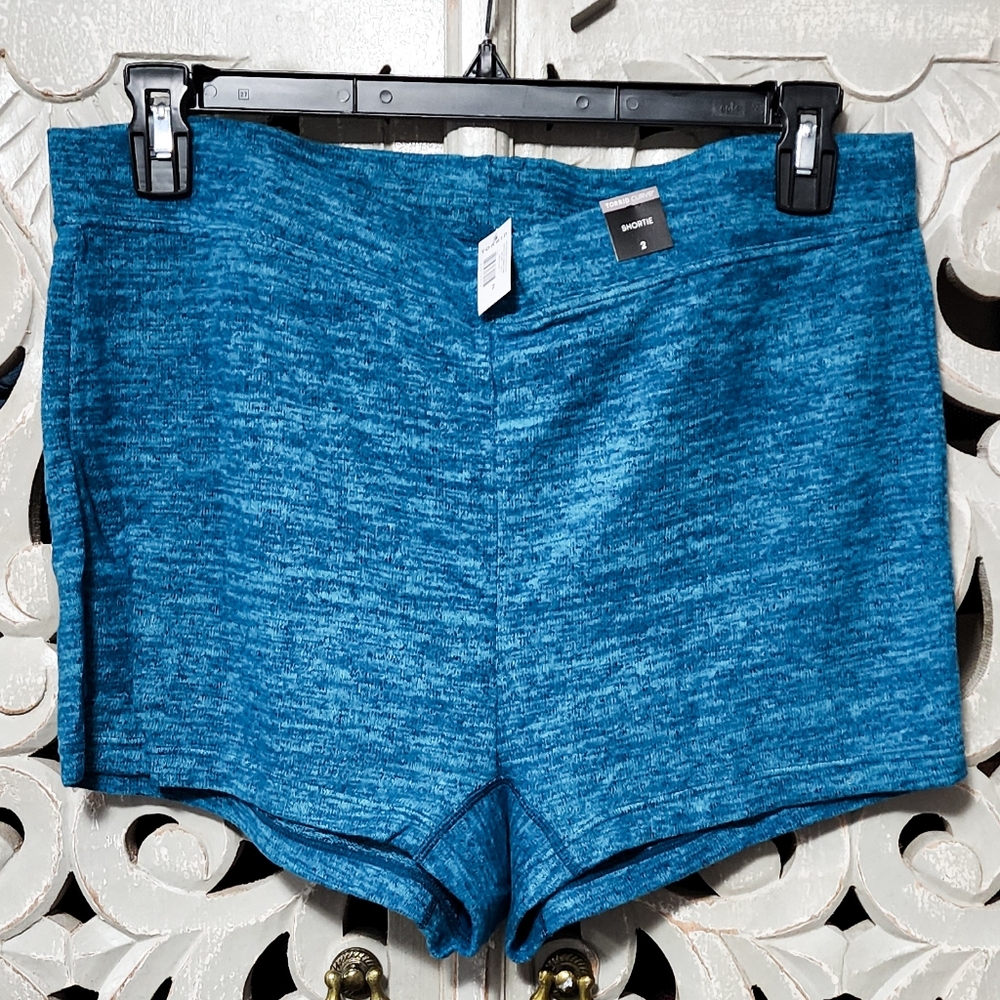 Torrid- Super soft shorties, heathered blue